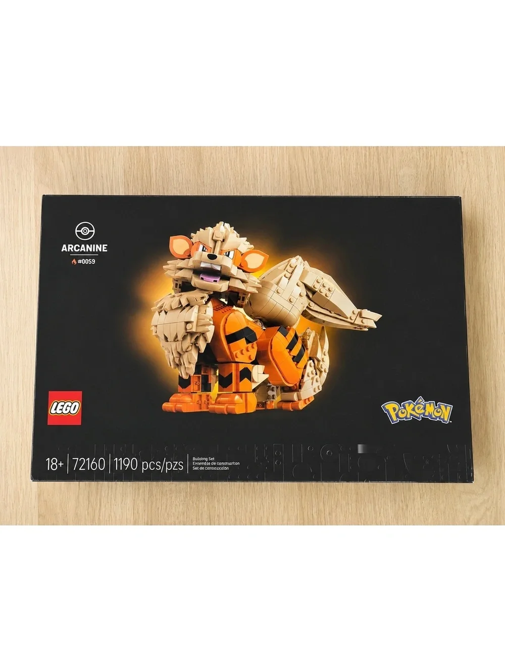 LEGO Pokémon Arcanine 72160 Building Set - 1190 Pieces NIB Sealed